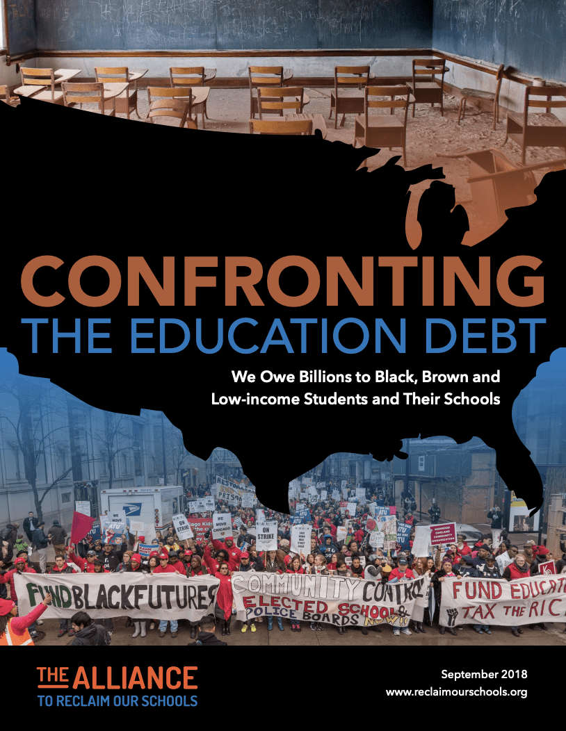 Confronting Education Debt AROS cover