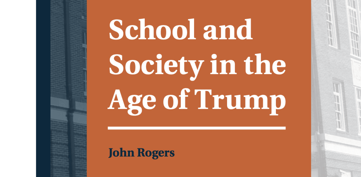 School and Society in the Age of Trump cover title