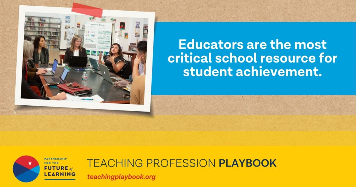 Educators as resource for student achievement social media card