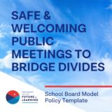 safe and welcoming meetings graphic