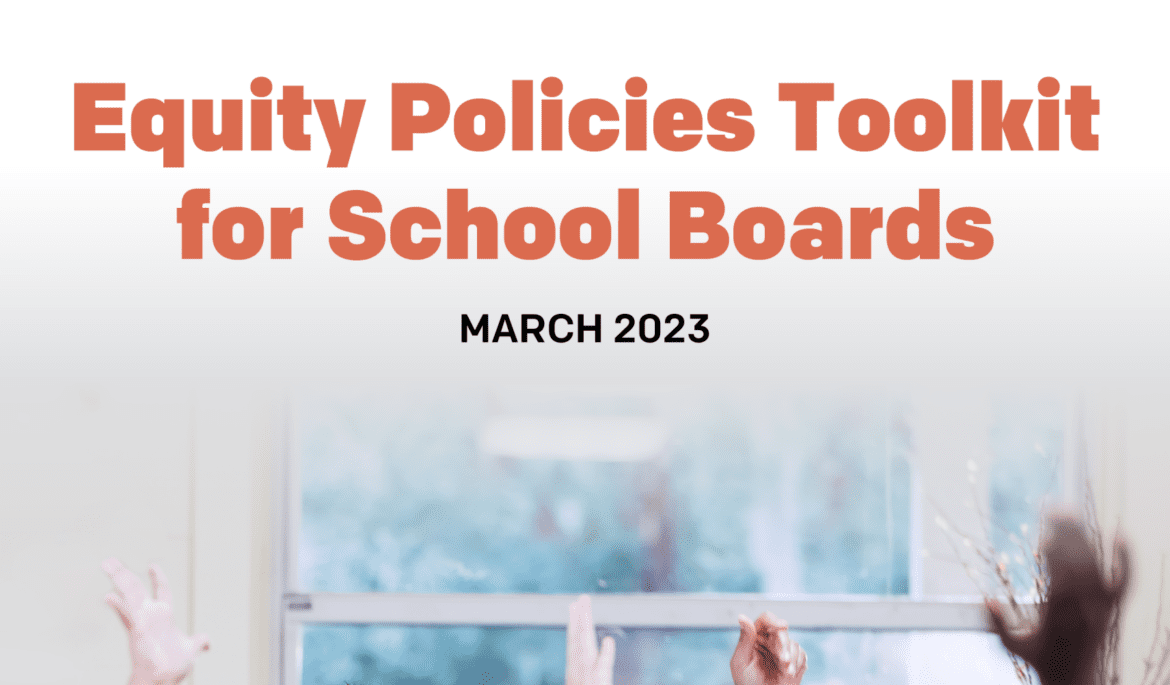 equity policies toolkit for school boards cover